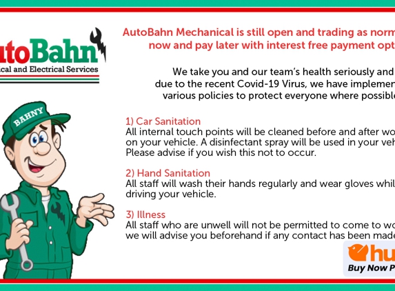 AutoBahn Mechanical And Electrical Services Midland - Midland, WA. Autobahn Mechanical Is Still Open And Trading As Normal Service Now And Pay Later With Interest Free Payment Options