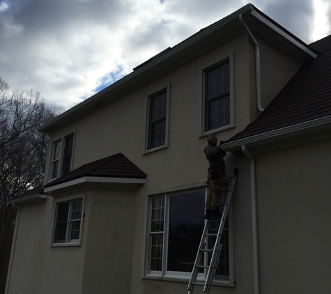 Aces Home Improvement, LLC - Manchester, CT. Custom gutter work with facia wood and metal replacement