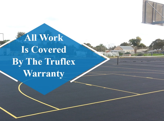Recreational Surfaces - Somerton Park, SA. All Work Is Covered By The Truflex Warranty