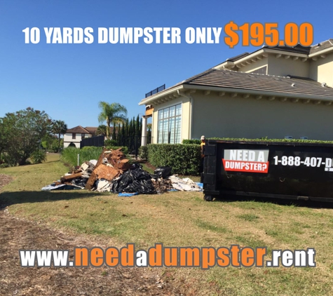 Need a Dumpster - Orlando, FL