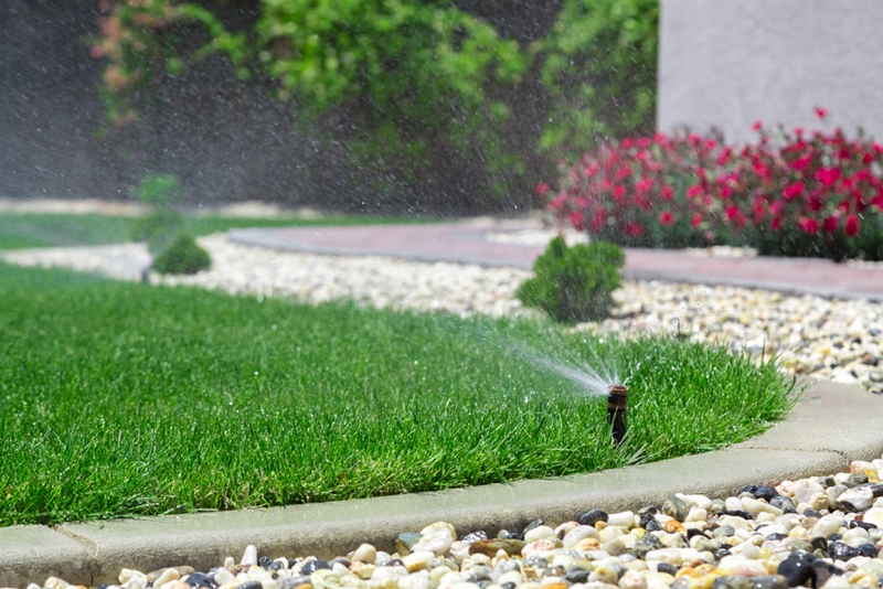 A geysering sprinkler may simply need to be cleaned.