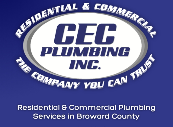 CEC Plumbing, Inc. & Drain Cleaning - Davie, FL