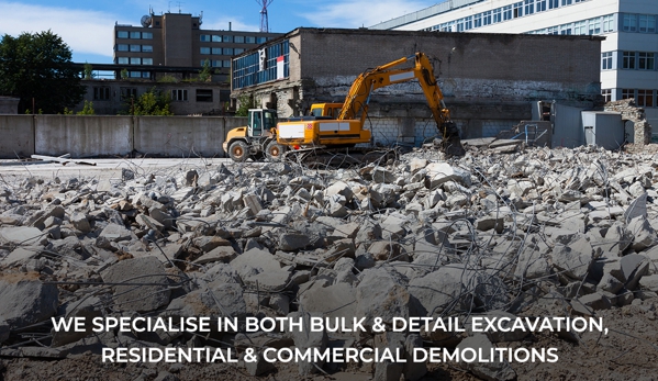 Hammonds Contracting(NSW) Pty Ltd - Helensburgh, NSW. We Specialise In Both Bulk & Detail Excavation, Residential & Commercial Demolitions