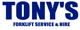 Tony's Forklift Hire & Service - Forklifts & Forklift Repairs