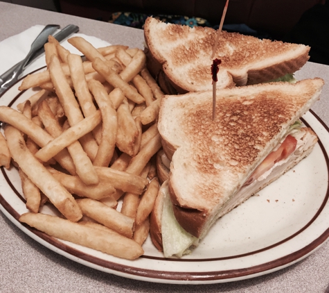 Blueberry Hill Family Restaurant - Las Vegas, NV. Turkey sandwich and fries!