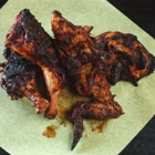 All American BBQ (Barbecue) Smoked Ribs & Mesquite Fire Pit