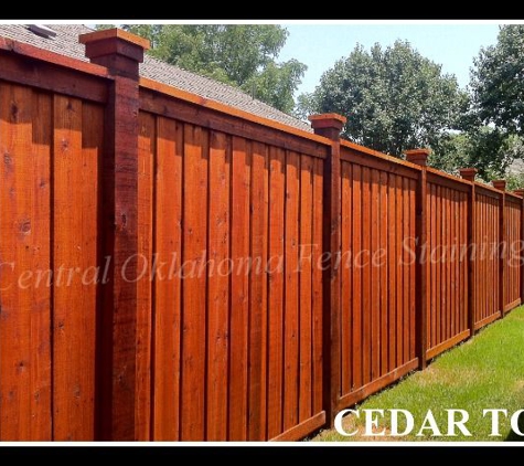 Central Oklahoma Fence Staining