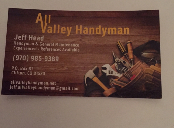 All Valley Handyman - Mack, CO