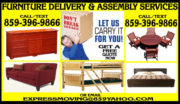 Express Moving & Delivery Services - Lexington, KY. Furniture Delivery & Assembly Services Lexington, kentucky. Furniture Movers
