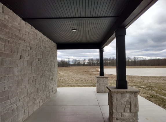 Top Notch Painting - Cleveland, OH. Ceiling and columns Paint Tricorn black