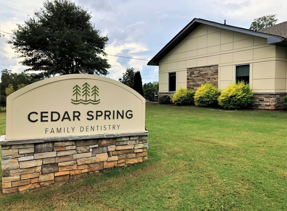 Cedar Spring Family Dentistry - Spartanburg, SC. Cedar Spring Family Dentistry sign and office