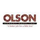Olson Cement Work & Construction - Concrete Contractors