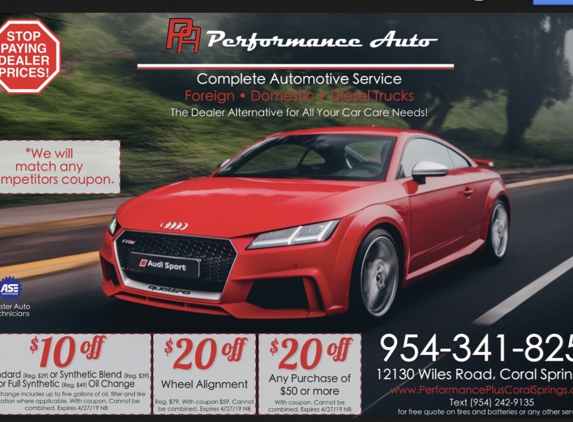 Performance Auto - Coral Springs, FL