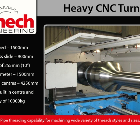 Stramech Engineering - Cavan, SA. Heavy CNC Turning