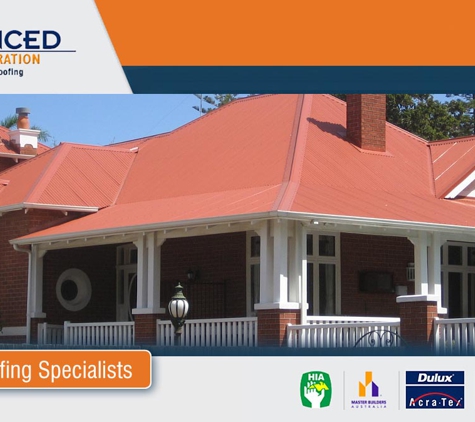 Advanced Roof Restoration. We Also Replace Guttering & Down Pipes to homes in perths Metro area.