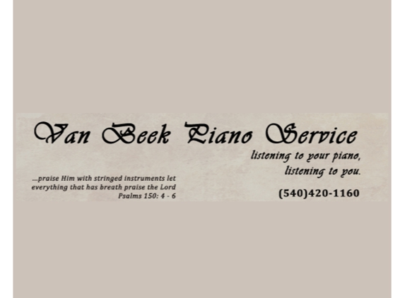 Van Beek Piano Service - Rocky Mount, VA