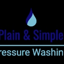 Plain & Simple Pressure Washing - Pressure Washing Equipment & Services