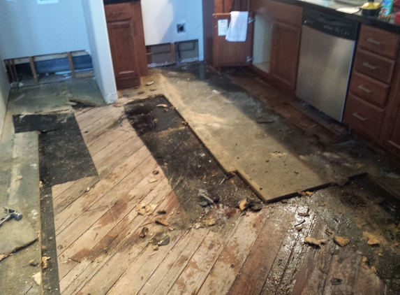 NGU Plumbing - Detroit, MI. This is the mess they left.