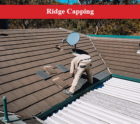 Roof Doctors SA - Salisbury Plain, SA. Ridge Capping