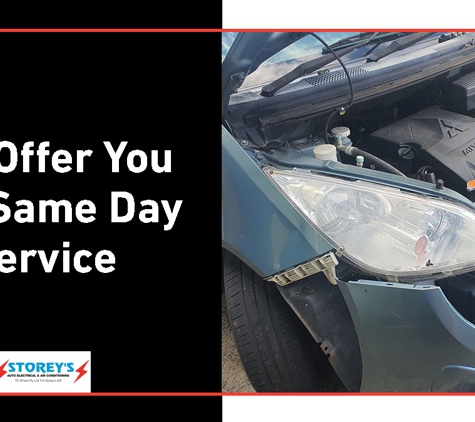 Storey's Auto Electrical - Toowoomba City, QLD. We Offer You The Same Day Service