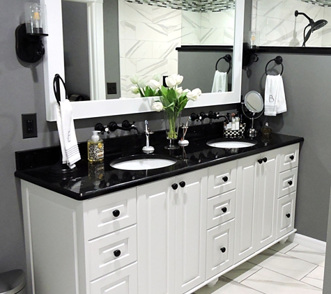 Grady Cabinet Works Inc - Gainesville, FL. Custom Bath Vanity and Custom Mirror