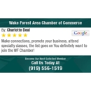 Wake Forest Area Chamber Of Commerce - Chambers Of Commerce