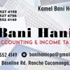 Bani Hani, Accounting and Income tax gallery