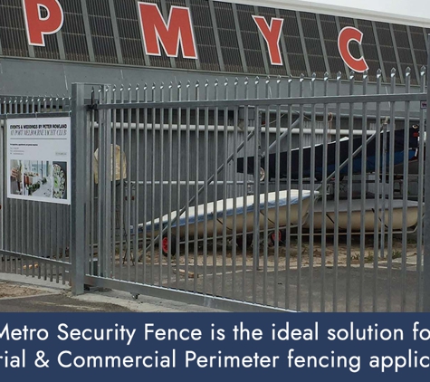 Fencing By Metro - Campbellfield, VIC. Metro Security Fence is the ideal solution for Industrial & Commercial Perimeter fencing applications.