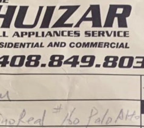The Huizar Appliance Services - San Jose, CA