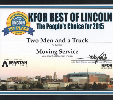 Two Men and a Truck - Lincoln, NE