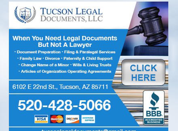 Tucson Legal Documents - Tucson, AZ