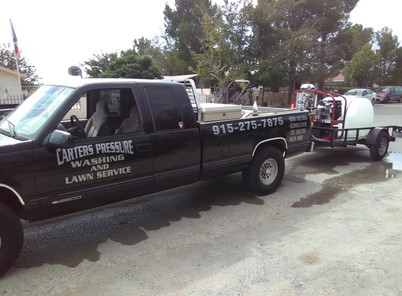 carter's pressure washing and lawn services - el paso, TX