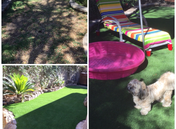 Synthetic Grass Masters - Phoenix, AZ. Loving our new backyard!