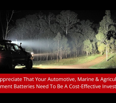 Any Power Batteries - Dandenong South, VIC. We Appreciate That Your Automotive, Marine & Agricultural Equipment Batteries Need To Be A Cost-Effective Investment