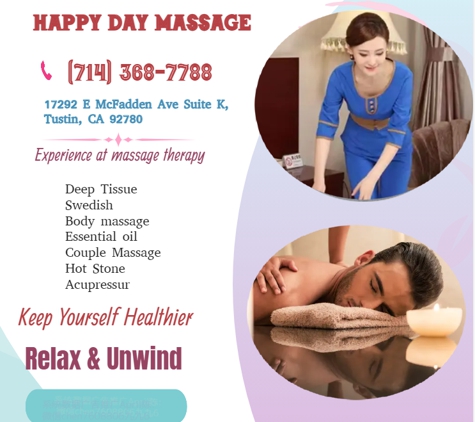 Happy Day Massage - Tustin, CA