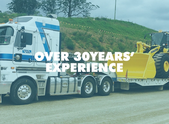 Dunstan's Low Loader Haulage - Luscombe, QLD. We take care and deliver on time.