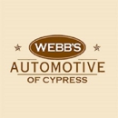 Webb's Automotive of Cypress - Auto Repair & Service