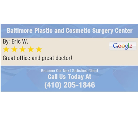 Baltimore Plastic and Cosmetic Surgery Center - Baltimore, MD