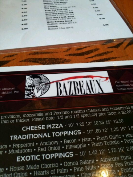 Bazbeaux Pizza (Downtown) - Indianapolis, IN