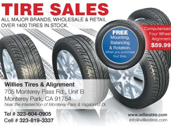 Willie's Tires & Alignment - Monterey Park, CA