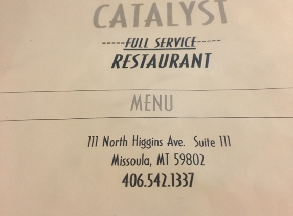 The Catalyst Cafe - Missoula, MT