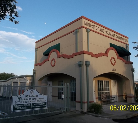 Mission Road Mini-Storage - San Antonio, TX. Moon over Mission Road Mini Storage