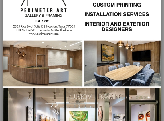 Perimeter Art Gallery & Custom Framing - Houston, TX