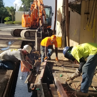 ALLIED Wrecking,LLC - Tampa, FL. Car wash tunnel track being dismantled
