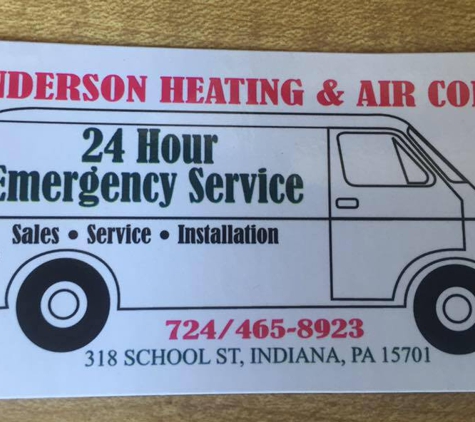 Anderson's Heating and Air Conditioning Inc. - Indiana, PA