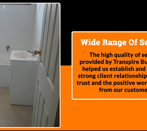 Transpire Building - Maitland, NSW. Wide Range Of Services