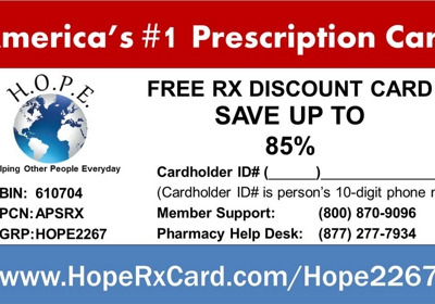 HOPE Rx Discount Prescription Savings Cards 2913 E Saint ... - 