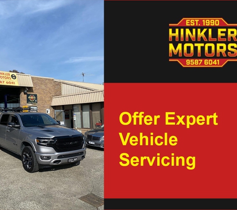 Hinkler Motors - Mordialloc, VIC. Offer Expert Vehicle Servicing