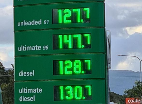 BP - South Nowra, NSW. Diesel $128.7 on signage..  Higher at the Pump.