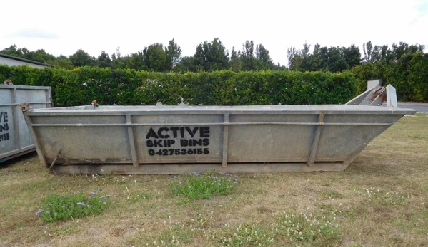 Active Skip Bins - Sharon, QLD. Our 3m3 skip is 3m long x 1.8m wide (at the top) x 600 high.